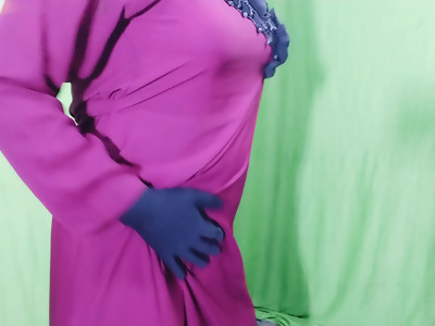 muslim pulchritudinous indian hijabi